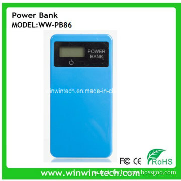 LCD Display 6000mAh Mobile Charger for Smartphone